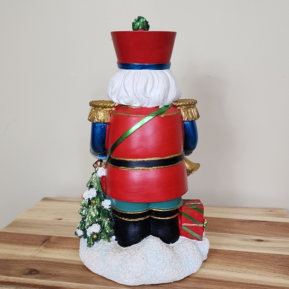 Color Changing Fiber Optic Light Up Christmas Nutcracker Figurine Decor - Picture 4 of 12